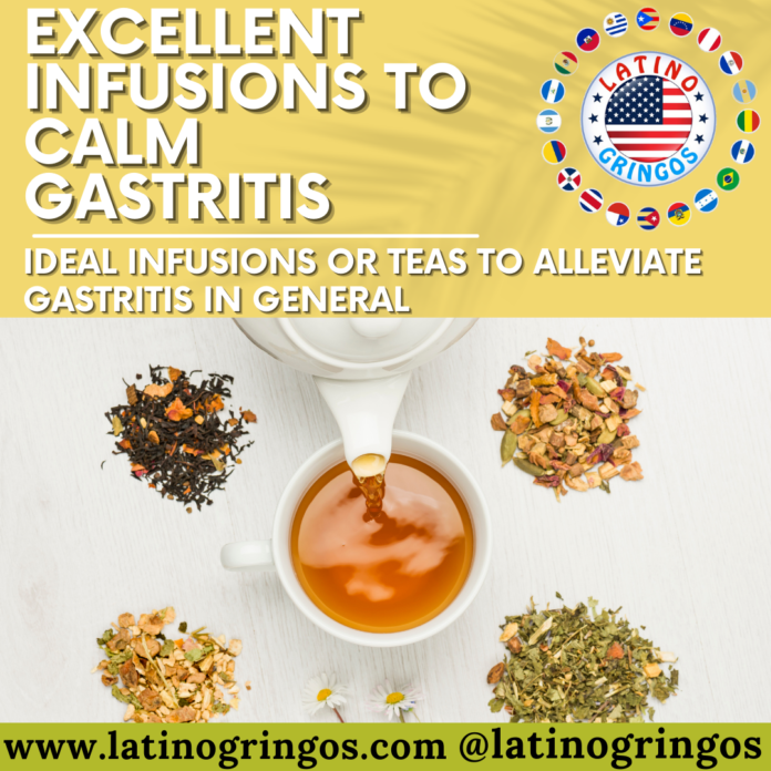 Excellent infusions to calm gastritis
