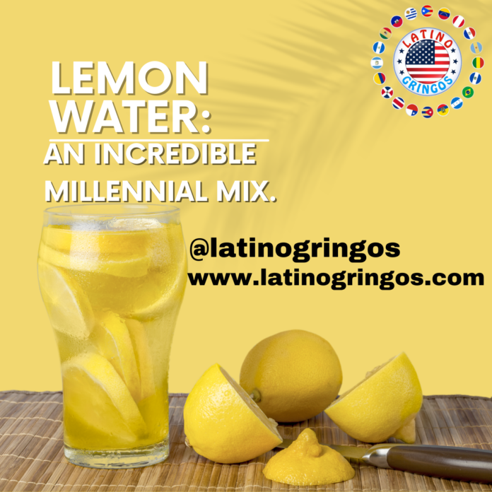 Lemon water: An incredible millennial mix.